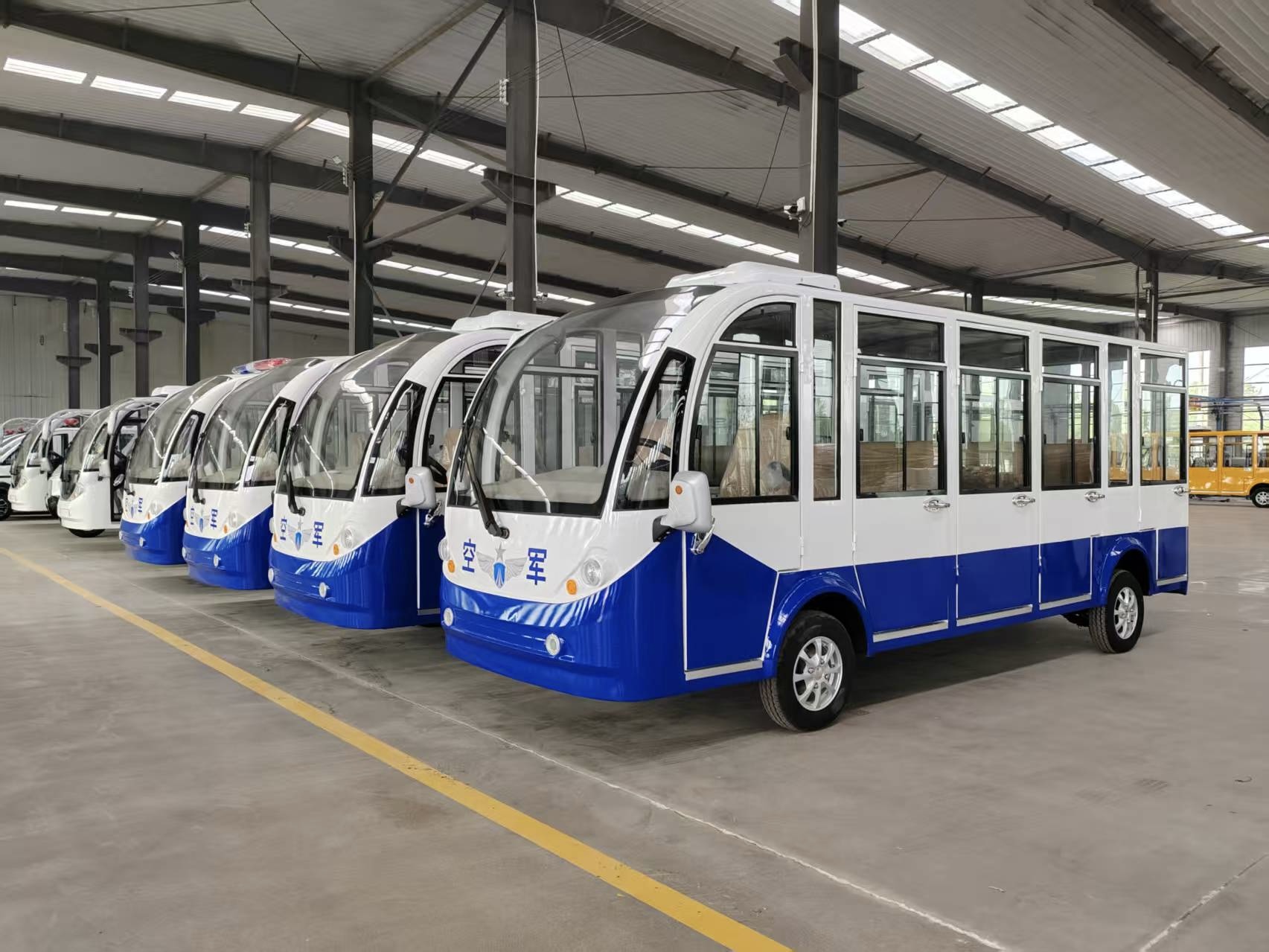 Electric mini bus factory export - Luyu electric shuttle bus manufacturer