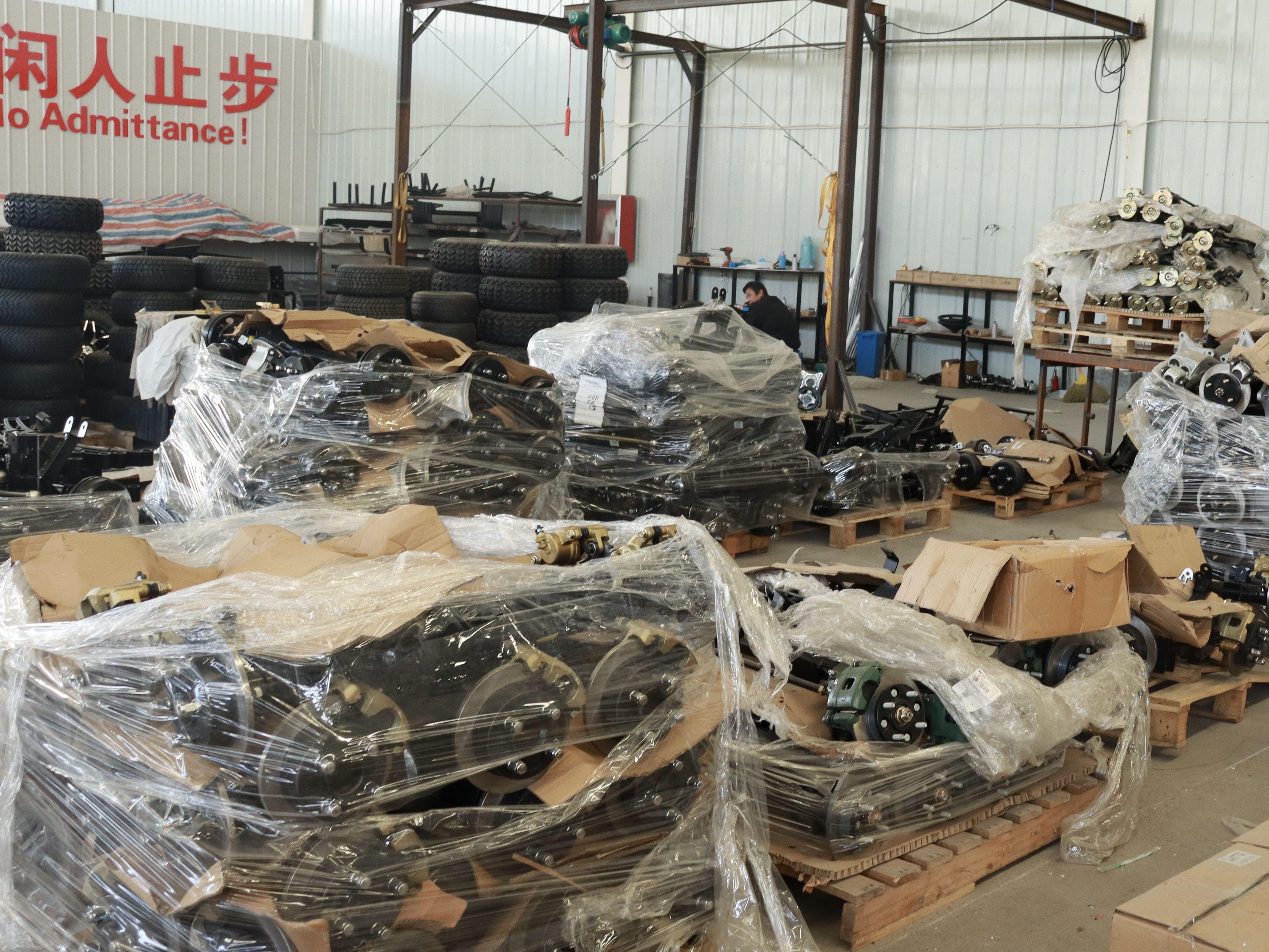 EV factory production line