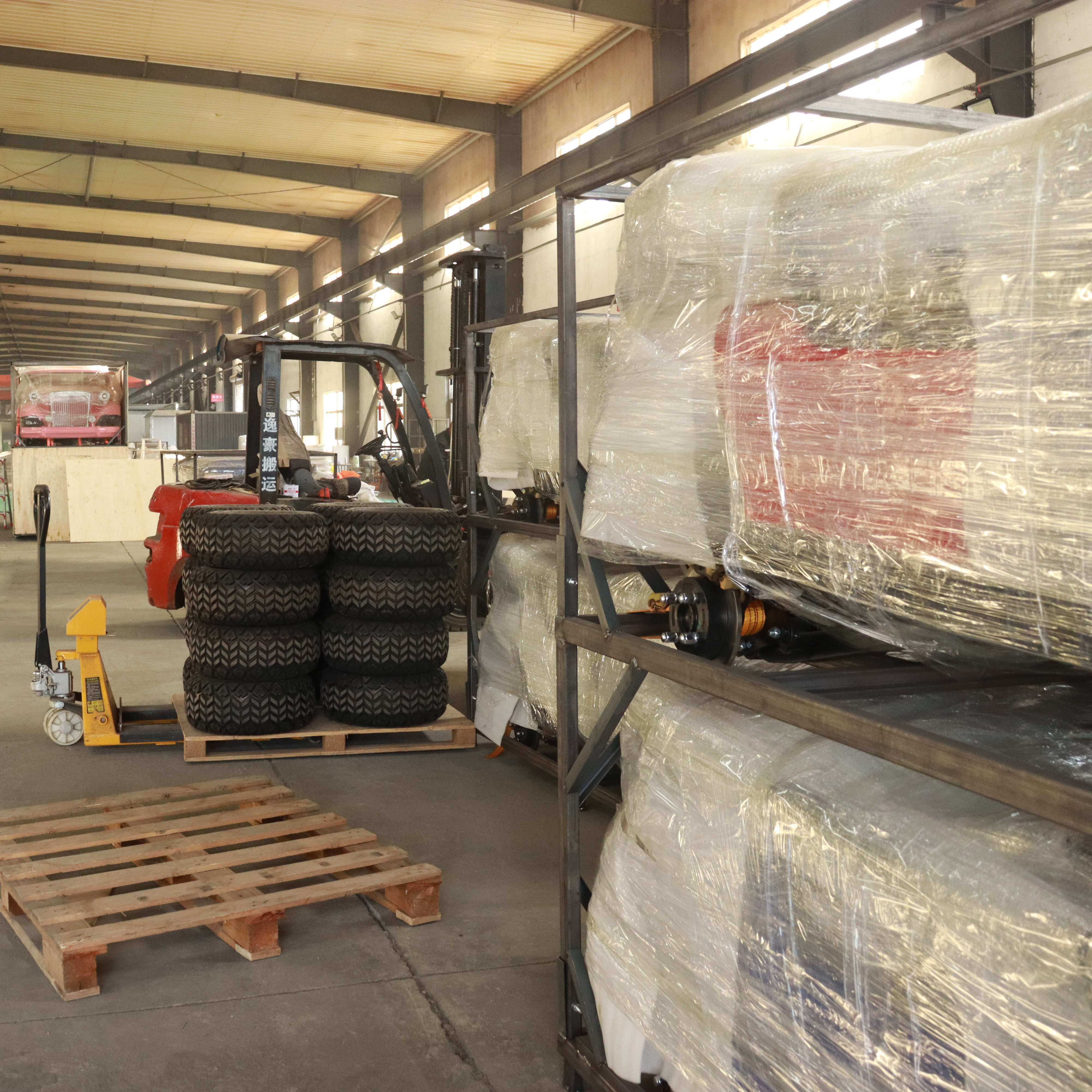 Golf Cart Container Loading